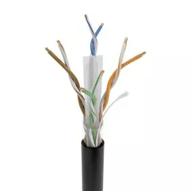 UTP Category 6 Rigid Network Cable Aisens AWG23 Black 305 m by Aisens, Ethernet cables - Ref: S9900618, Price: 76,41 €, Disco...