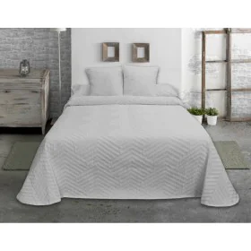 Bedspread (quilt) Hosteline ESPIGA Pearl Gray Single (1 Piece) by Hosteline, Blankets and bedcovers - Ref: D2100561, Price: 2...