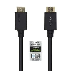 Cabo HDMI Aisens A150-0422 Preto 1,5 m de Aisens, Cabos HDMI - Ref: S9900843, Preço: 6,50 €, Desconto: %