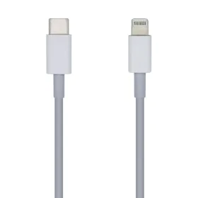 Cable USB-C a Lightning Aisens A102-0442 Blanco 1 m (1 unidad) de Aisens, Cables Lightning - Ref: S9900862, Precio: 4,73 €, D...