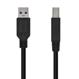 Cable USB Aisens A105-0445 Negro 3 m (1 unidad) de Aisens, Cables USB - Ref: S9900869, Precio: 6,22 €, Descuento: %