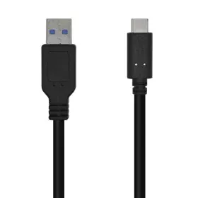 Cabo USB A para USB-C Aisens A107-0450 Preto 1,5 m (1 Unidade) de Aisens, Cabos USB - Ref: S9900874, Preço: 4,99 €, Desconto: %