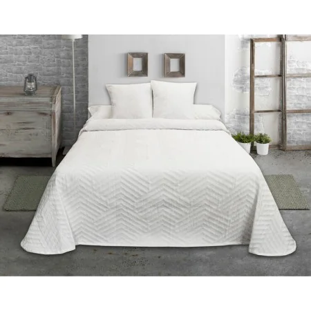 Bedspread (quilt) Hosteline ESPIGA White Double (1 Piece) by Hosteline, Blankets and bedcovers - Ref: D2100566, Price: 31,27 ...