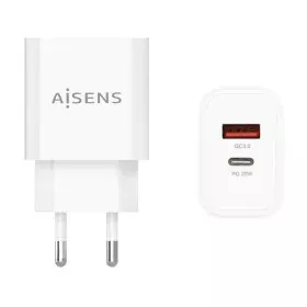 Cargador de Pared Aisens A110-0681 20 W Blanco (1 unidad) de Aisens, Cargadores - Ref: S9900925, Precio: 6,57 €, Descuento: %