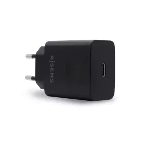 Charger Aisens ASCH-1PD20-BK Black 20 W USB-C by Aisens, Chargers & Adapters - Ref: S9900936, Price: 6,17 €, Discount: %