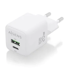 Caricabatterie da Parete Aisens ASCH-20W2P010-W Bianco 20 W (1 Unità) di Aisens, Caricabatterie - Rif: S9900943, Prezzo: 8,43...