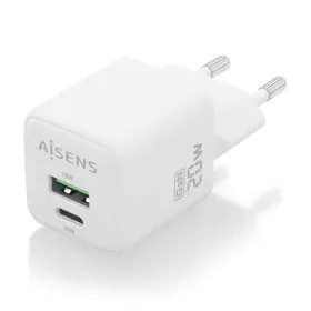 Cargador de Pared Aisens ASCH-20W2P010-W Blanco 20 W (1 unidad) de Aisens, Cargadores - Ref: S9900943, Precio: 8,43 €, Descue...