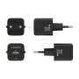 Wall Charger Aisens ASCH-20W2P011-BK 20 W Black (1 Unit) by Aisens, Chargers - Ref: S9900944, Price: 8,43 €, Discount: %