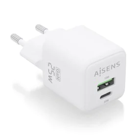 Chargeur mural Aisens ASCH-25W2P014-W Blanc 25 W (1 Unité) de Aisens, Chargeurs - Réf : S9900947, Prix : 9,30 €, Remise : %