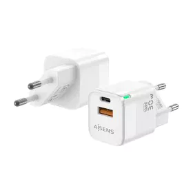 Wall Charger Aisens ASCH-30W2P004-W White 30 W (1 Unit) by Aisens, Chargers - Ref: S9900953, Price: 10,71 €, Discount: %