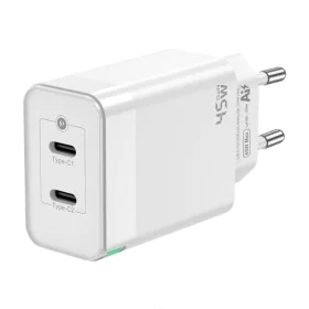 Chargeur mural Aisens ASCH-45W2P005-W Blanc 45 W (1 Unité) de Aisens, Chargeurs - Réf : S9900955, Prix : 14,99 €, Remise : %