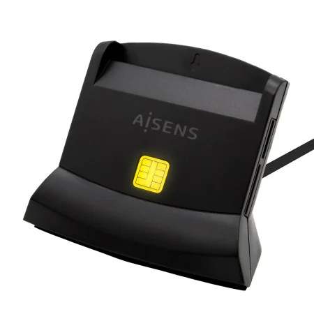 DNI/SIP Card Reader Aisens ASCR-SN04CSD-BK Black by Aisens, External Memory Card Readers - Ref: S9900970, Price: 9,80 €, Disc...