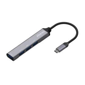 Hub USB Aisens A109-0541 Cinzento (1 Unidade) de Aisens, Hubs de rede - Ref: S9900997, Preço: 12,62 €, Desconto: %