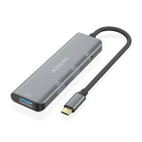 Hub USB Aisens A109-0762 Gris (1 Unité) de Aisens, Hubs de réseau - Réf : S9901004, Prix : 10,51 €, Remise : %