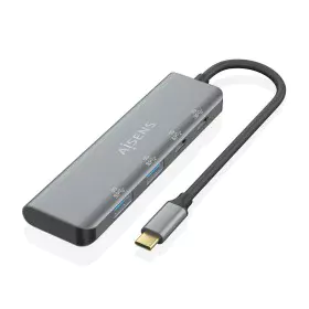 USB Hub Aisens A109-0763 Grey (1 Unit) by Aisens, Network hubs - Ref: S9901005, Price: 11,27 €, Discount: %