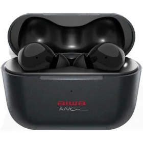 Casques avec Microphone Aiwa EBTW-888ANC/BK Noir de Aiwa, Écouteurs et accessoires - Réf : S9901154, Prix : 54,29 €, Remise : %