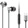 Headphones with Microphone Aiwa ESTM-50USB-C/SL Silver by Aiwa, Headphones and accessories - Ref: S9901165, Price: 12,83 €, D...