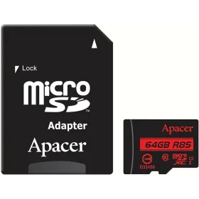 Carte Mémoire SD Apacer AP64GMCSX10U5-R 64 GB de Apacer, Cartes mémoire - Réf : S9901268, Prix : 9,01 €, Remise : %