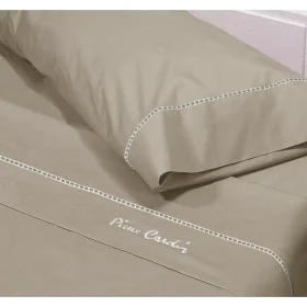 Jeu de draps Pierre Cardin ARCADIA Marron Lit 1 persone de Pierre Cardin, Draps et taies d'oreiller - Réf : D2100841, Prix : ...