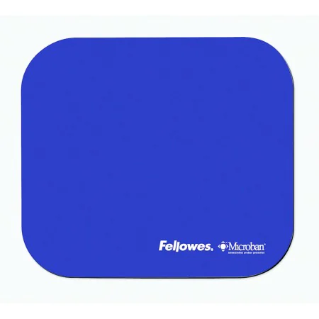 Mouse Mat Fellowes Microban Blue by Fellowes, Keyboard and mouse accessories - Ref: S9903291, Price: 8,39 €, Discount: %