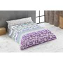 Duvet cover set Hosteline TRIPOLI Light mauve Double 2 Pieces by Hosteline, Quilts and quilt covers - Ref: D2100889, Price: 1...