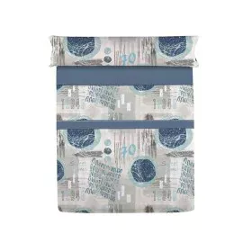 Bedding set Pierre Cardin CALIFORNIA Blue Single by Pierre Cardin, Sheets and pillowcases - Ref: D2100950, Price: 17,15 €, Di...