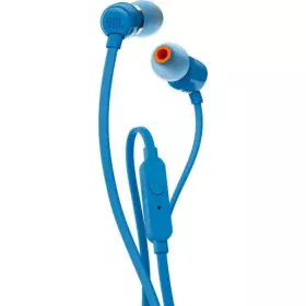 Headphones with Microphone JBL T110 Blue by JBL, Headphones and accessories - Ref: S9904017, Price: 9,45 €, Discount: %