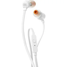 Headphones with Microphone JBL T110 White by JBL, Headphones and accessories - Ref: S9904019, Price: 11,43 €, Discount: %