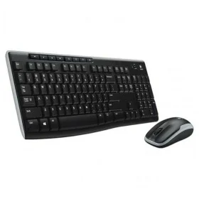 Tastatur mit Drahtloser Maus Logitech 920-004513 Schwarz Qwerty Spanisch QWERTY von Logitech, Tastatur-Maus-Sets - Ref: S9904...