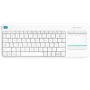 Tastiera Wireless Logitech 920-007138 Bianco Qwerty in Spagnolo QWERTY di Logitech, Tastiere - Rif: S9904661, Prezzo: 51,39 €...