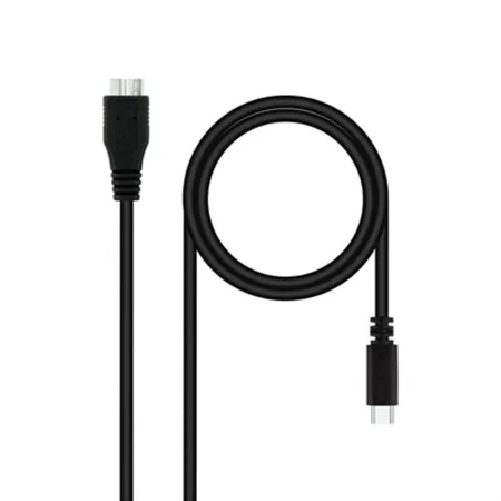 Cavo da USB a micro USB NANOCABLE 10.01.1201-BK Nero 1 m (1 Unità) di NANOCABLE, Cavi USB - Rif: S9904910, Prezzo: 5,53 €, Sc...