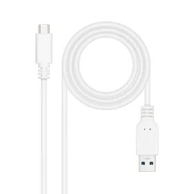 USB-C-Kabel NANOCABLE 10.01.4001-L150-W Weiß 1,5 m (1 Stück) von NANOCABLE, USB-Kabel - Ref: S9904924, Preis: 5,97 €, Rabatt: %