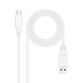 Cable USB-C NANOCABLE 10.01.4001-L150-W Blanco 1,5 m (1 unidad) de NANOCABLE, Cables USB - Ref: S9904924, Precio: 5,09 €, Des...