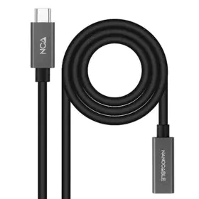 USB-C-Kabel NANOCABLE 10.01.4402 Schwarz 2 m (1 Stück) von NANOCABLE, USB-Kabel - Ref: S9904946, Preis: 9,87 €, Rabatt: %