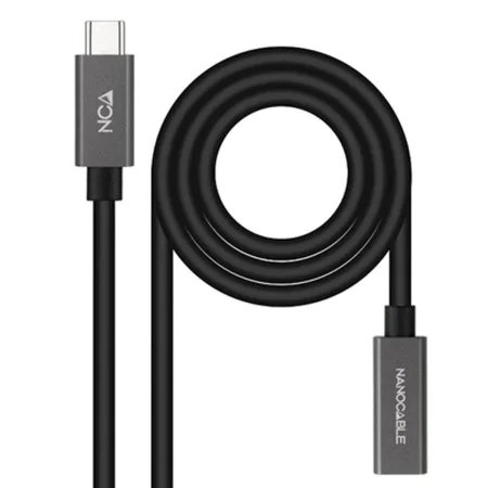 Cable USB-C NANOCABLE 10.01.4402 Negro 2 m (1 unidad) de NANOCABLE, Cables USB - Ref: S9904946, Precio: 8,88 €, Descuento: %