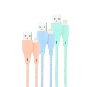 Câble USB vers Lightning NANOCABLE 10.10.0401-CO1 1 m Legging de NANOCABLE, Câbles USB - Réf : S9904951, Prix : 5,59 €, Remis...