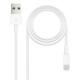 Lightning Cable NANOCABLE 10.10.0402 (1 m) White 2 m (1 Unit) by NANOCABLE, Lightning Cables - Ref: S9904954, Price: 4,84 €, ...