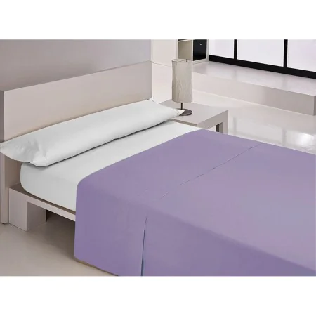 Top sheet Happy Home MIX COLORS Lilac Single by Happy Home, Sheets and pillowcases - Ref: D2101214, Price: 13,25 €, Discount: %