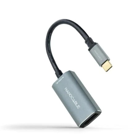 Adaptador USB-C para DisplayPort NANOCABLE 10.16.4104-G Cinzento 15 cm 8K Ultra HD de NANOCABLE, Cabos DisplayPort - Ref: S99...