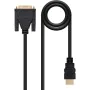 Cable HDMI a DVI NANOCABLE 10.15.0503 3 m Negro de NANOCABLE, Adaptadores DVI-HDMI - Ref: S9905197, Precio: 6,66 €, Descuento: %