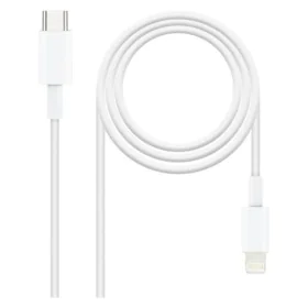 Cabo Lightning NANOCABLE 10.10.0602 Branco 2 m de NANOCABLE, Cabos Lightning - Ref: S9905254, Preço: 6,12 €, Desconto: %