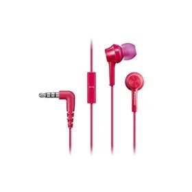 Auriculares com microfone Panasonic RPTCM105 PK in-ear Cor de Rosa (1 Unidade) de Panasonic, Auriculares e acessórios - Ref: ...