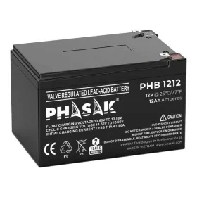 Batterie pour Système d'Alimentation Sans Interruption Phasak PHB 1212 12 Ah 12 V de Phasak, Remplacement des batteries pour ...