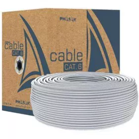 Cavo di Rete Rigido UTP Categoria 6 Phasak PHR 6100 Grigio 100 m di Phasak, Cavi Ethernet - Rif: S9905952, Prezzo: 28,76 €, S...