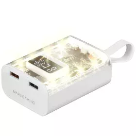 Powerbank Mars Gaming MPK10KW Blanc 10000 mAh de Mars Gaming, Chargeurs - Réf : S9907101, Prix : 26,29 €, Remise : %