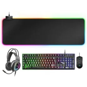 Tastatur und Gaming Maus Mars Gaming MCPEXES Schwarz Qwerty Spanisch QWERTY von Mars Gaming, Tastatur-Maus-Sets - Ref: S99072...