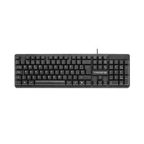 Clavier Tacens AK0ES Noir Espagnol Qwerty QWERTY de Tacens, Claviers - Réf : S9907261, Prix : 9,29 €, Remise : %