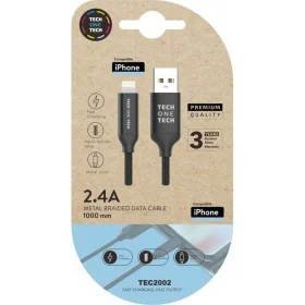 Lightning Cable Tech One Tech TEC2002 Black by Tech One Tech, Lightning Cables - Ref: S9907617, Price: 5,28 €, Discount: %