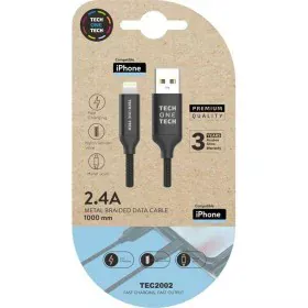 Cable Lightning Tech One Tech TEC2002 Negro de Tech One Tech, Cables Lightning - Ref: S9907617, Precio: 5,28 €, Descuento: %