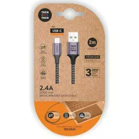 Câble USB A vers USB-C Tech One Tech TEC2023 2 m de Tech One Tech, Câbles USB - Réf : S9907622, Prix : 6,81 €, Remise : %